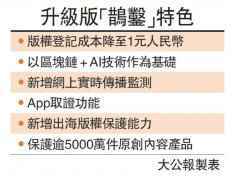 螞蟻技術升級 1元保護版權