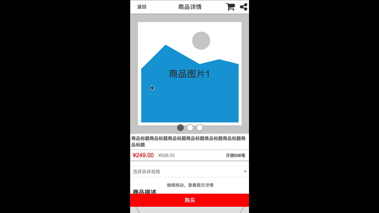 商品详情页