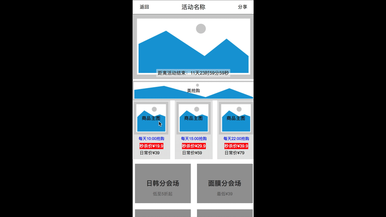 活动详情页