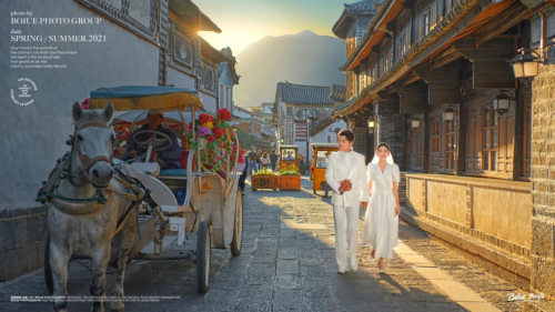 铂爵旅拍婚纱摄影，在4月与爱相约